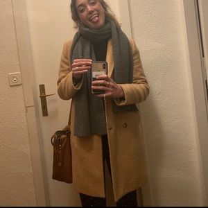 ZARA Basic camel Coat